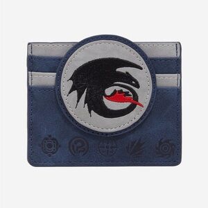 New DreamWorks How To Train Your Dragon Toothless Logo Cardholder